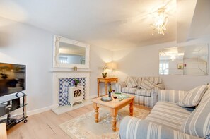 Tv, en stereo och kontor