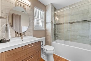 Shower, hair dryer