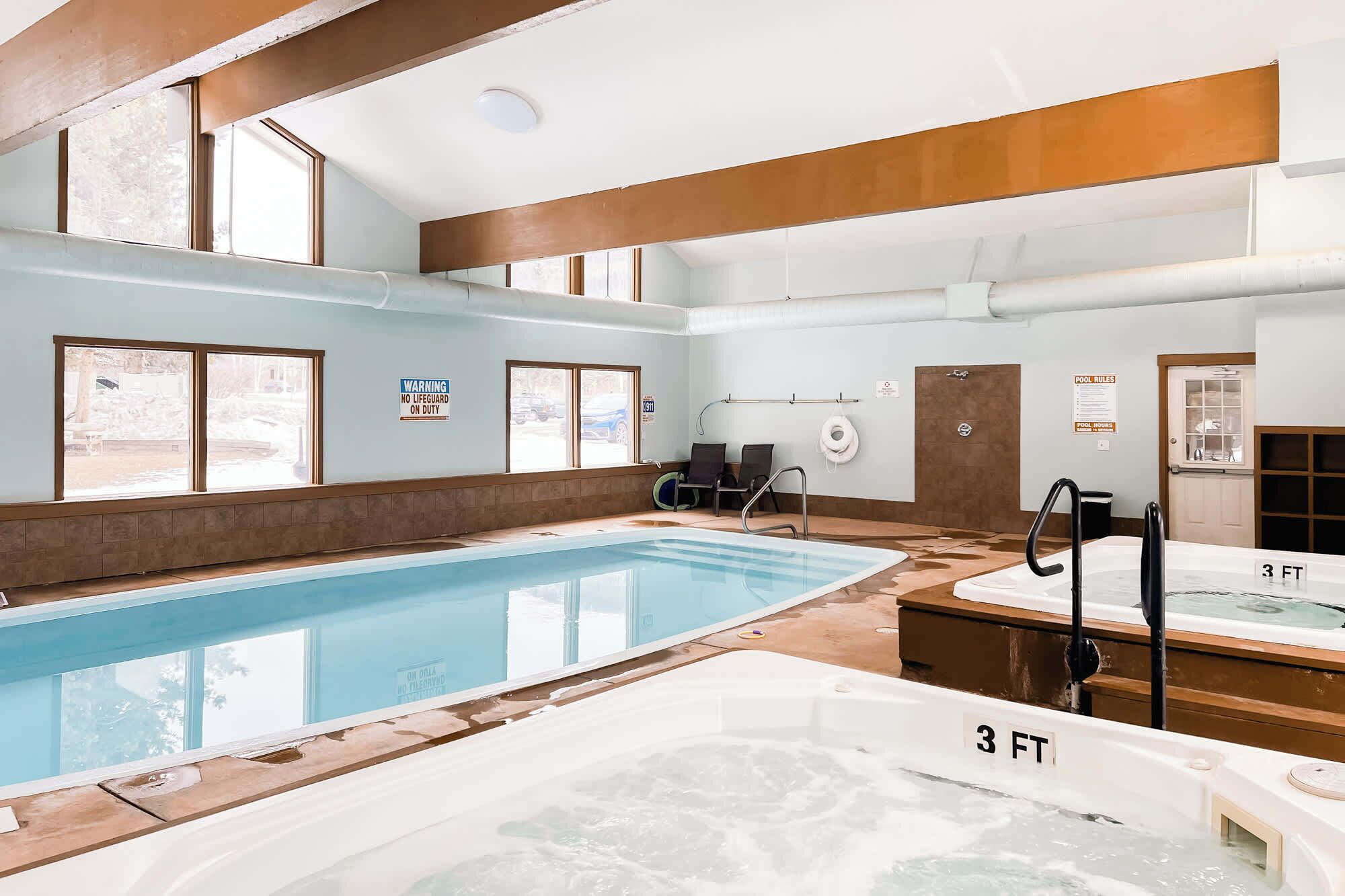 Una piscina techada
