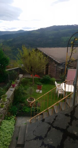 Chambre d’hôtes « Ostau La Lutz » avec vue montagne, terrasse partagée et Wi-Fi