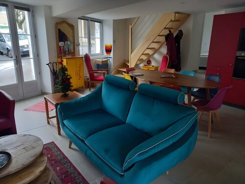 Chambre d’hôtes « Ostau La Lutz » avec vue montagne, terrasse partagée et Wi-Fi