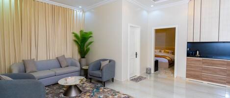 アパートメント 2 ベッドルーム 禁煙 | リビング エリア