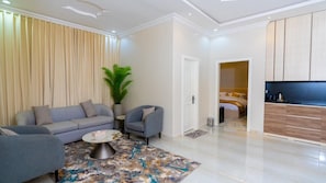 Apartamento, 2 quartos, para não fumantes | Área de estar