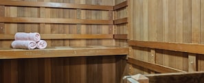 Sauna - Spacious 1-bedroom condo with fire place  in enchanting Whistler (Whistler)