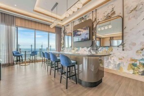 Bar (on property) - City-View-32nd Floor, Gym, 5 Min Rogers Place | AC (Edmonton)