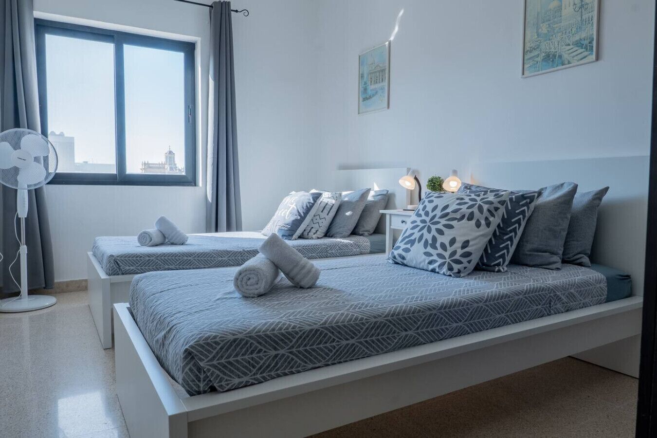 2 bedrooms, iron/ironing board, free WiFi, bed sheets