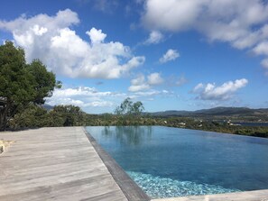 Pool - Large house with pool, close to the beach Sea view (Pianottoli-Caldarello)