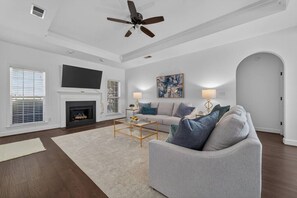 TV, fireplace - Main Level Luxury Living in Vestavia Hills! (Vestavia Hills)