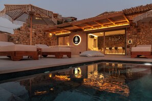 Pool - GkF Luxury Villa Naxos - 2 Bedroom Villa, Private Pool & Outdoor Jacuzzi (Naxos)