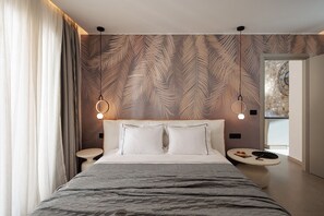 2 bedrooms, Internet, bed sheets - GkF Luxury Villa Naxos - 2 Bedroom Villa, Private Pool & Outdoor Jacuzzi (Naxos)