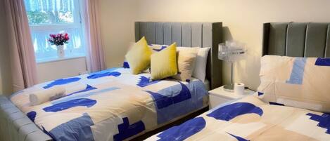 Iron/ironing board, WiFi, bed sheets