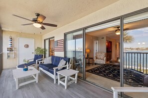 Condo, Multiple Beds (Bouchelle Island 203) | Terrace/patio - Bouchelle Island 203 (New Smyrna Beach)