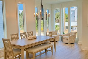 Dining - Brand New Luxury 30A Beach View Home + Heated Pool & Elevator + Walk to Beach (Santa Rosa Beach)