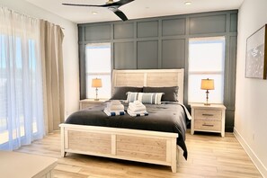 5 bedrooms, iron/ironing board, WiFi, bed sheets - Brand New Luxury 30A Beach View Home + Heated Pool & Elevator + Walk to Beach (Santa Rosa Beach)