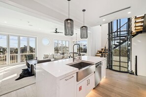 Interior - Gulf View Home with Rooftop Hot Tub, Bikes and Elevator (Inlet Beach)