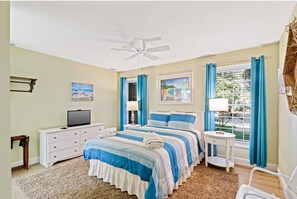 3 bedrooms, iron/ironing board, WiFi, bed sheets - 108 Evian | 3BR Shipyard, Golf Views, Pool, Beach (Hilton Head Island)