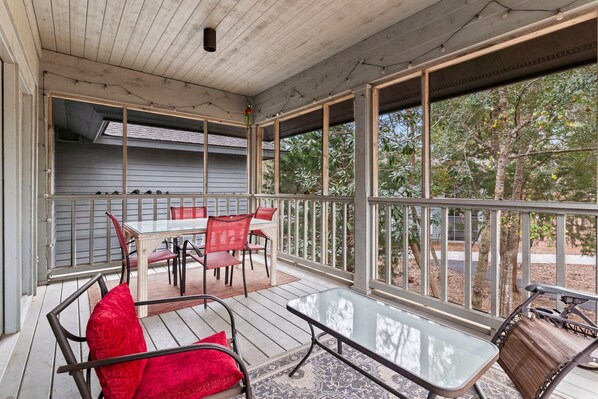 Outdoor dining - Elevated Coastal Living at Tidewater Golf Resort (North Myrtle Beach)
