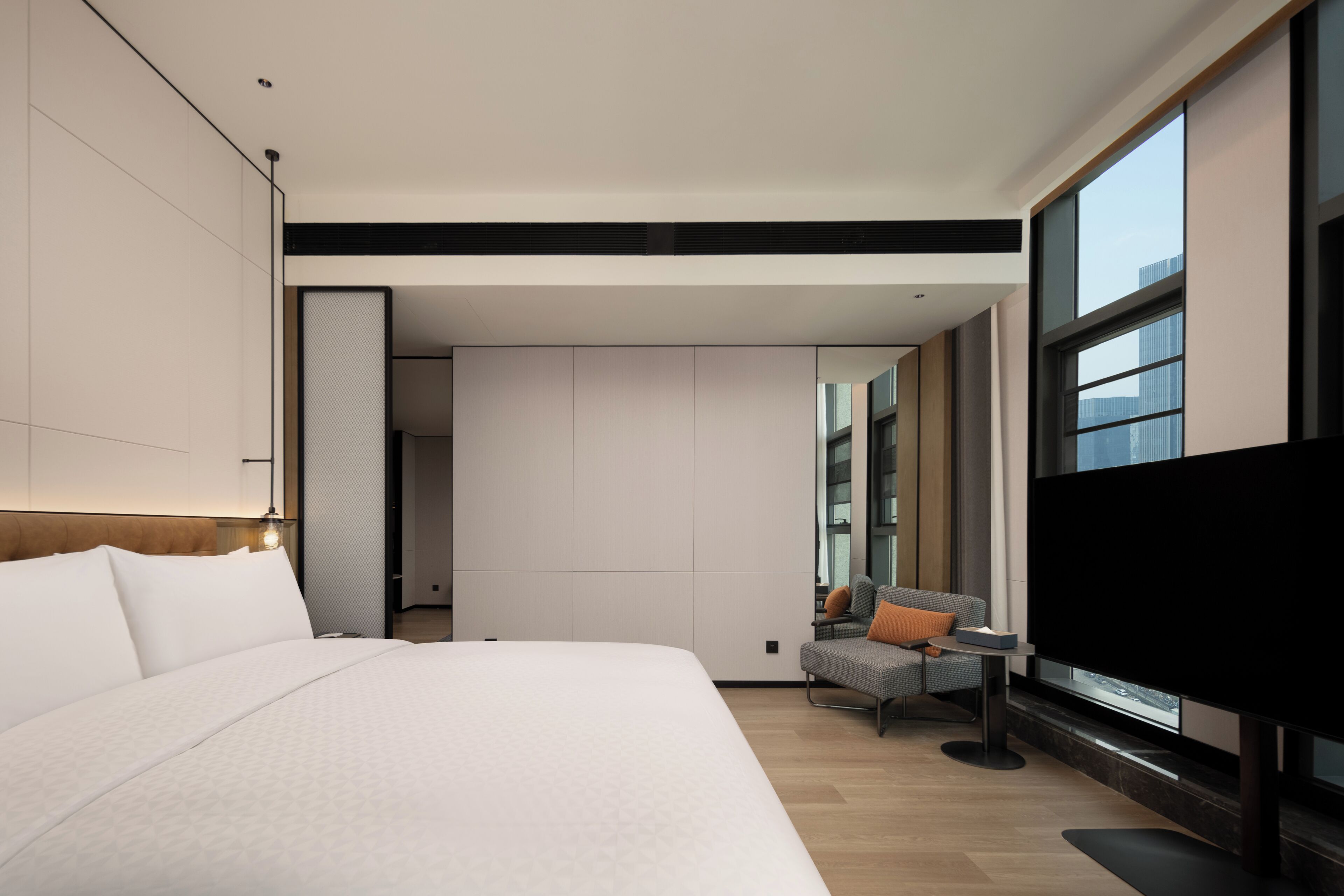 Svit - 1 kingsize-säng - utsikt mot staden