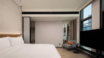 Svit - 1 kingsize-säng - utsikt mot staden