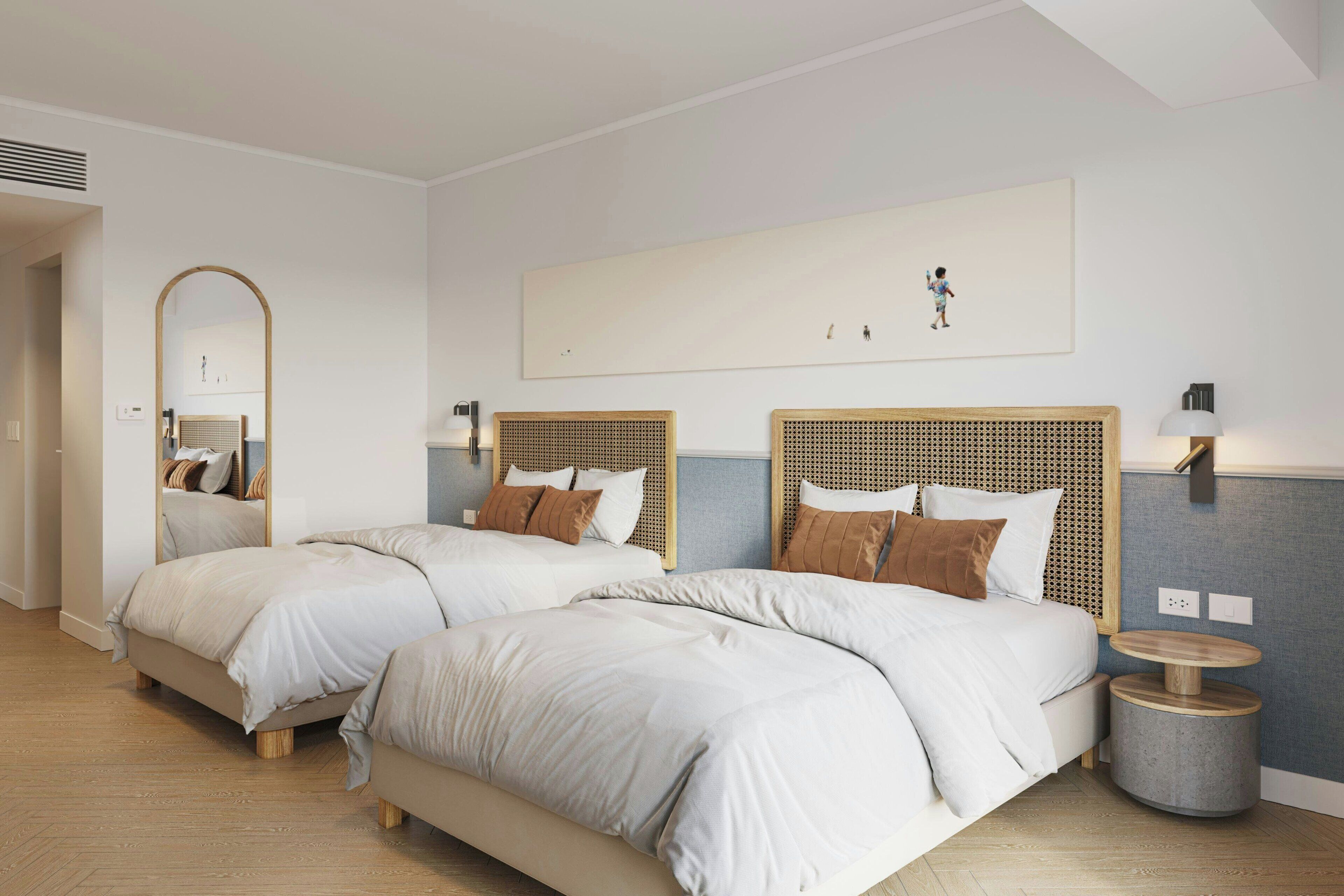 Habitación superior, 2 camas matrimoniales