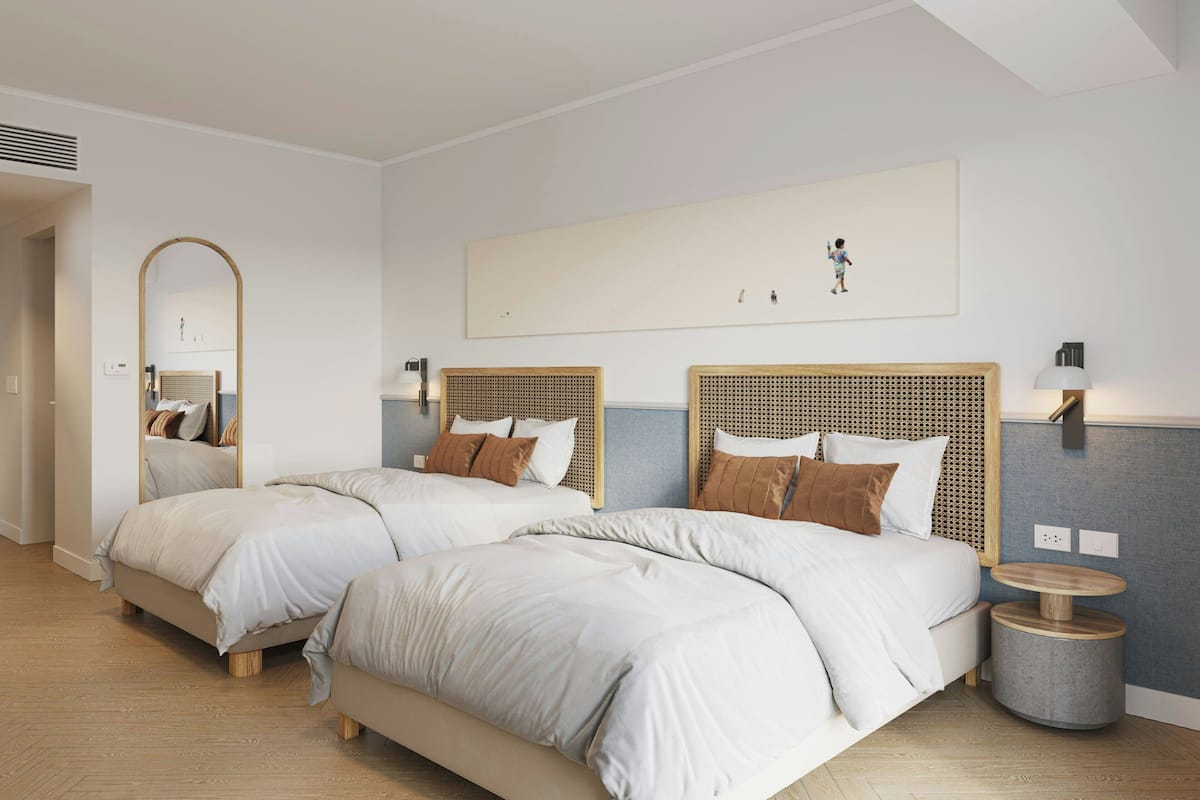 Habitación superior, 2 camas matrimoniales