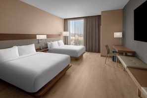 Comfort Double Room, 2 Double Beds, Non Smoking