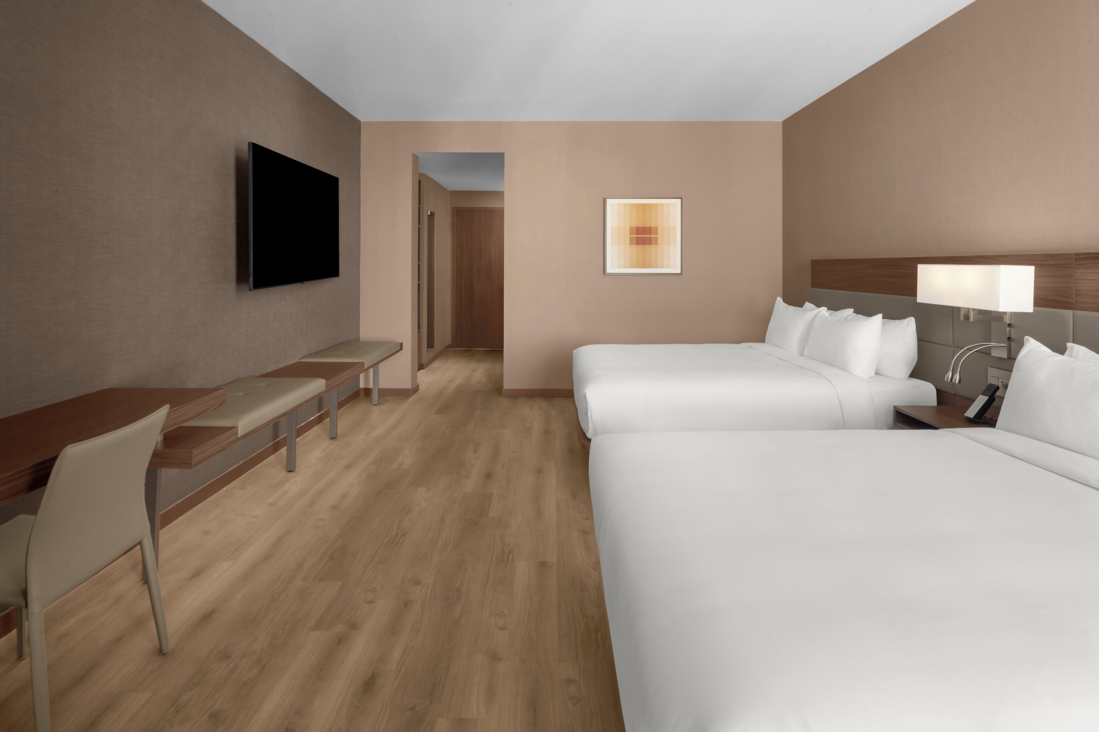 In-room safe, desk, laptop workspace, iron/ironing board