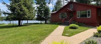 Cozy Secluded Lakefront Cabin | Private, Fishing & Snowmobile | Near Eagle River