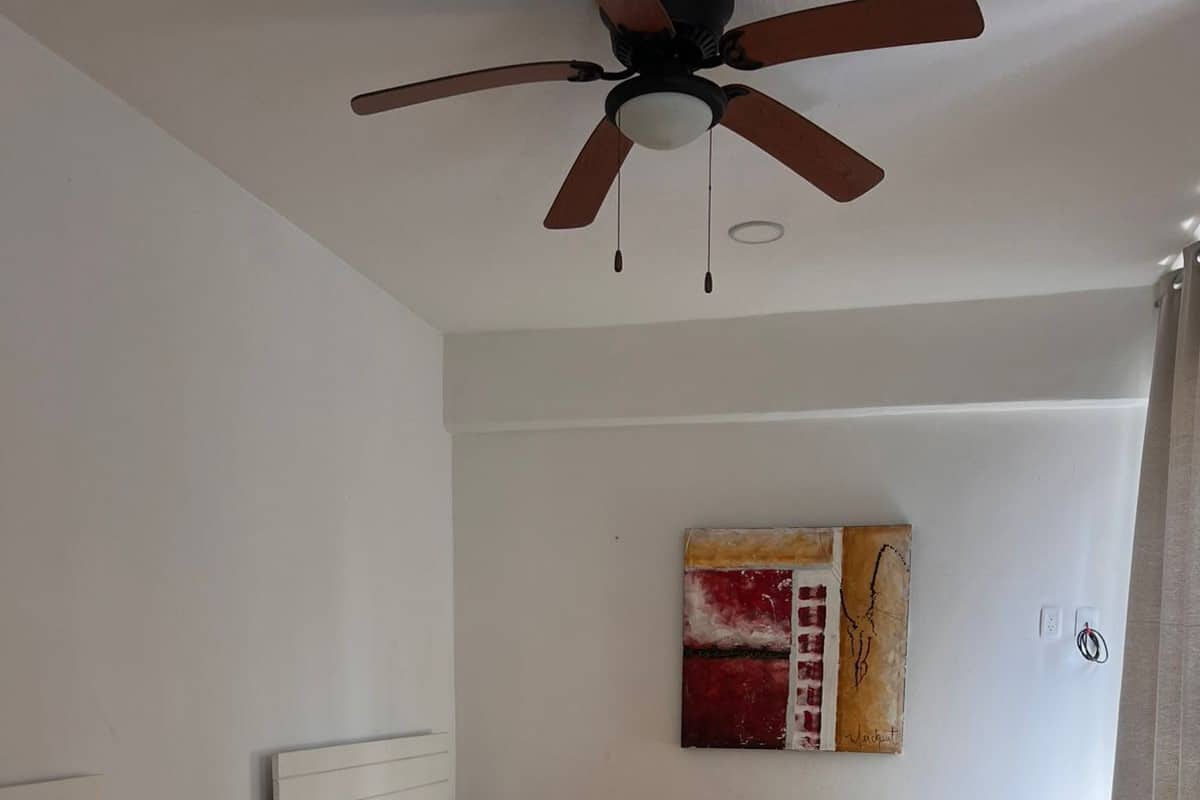 Desk, laptop workspace, iron/ironing board, cots/infant beds