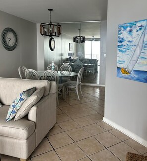 Interior - Direct beachfront, oversized 12 x 25 balcony, and centrally located (Orange Beach)