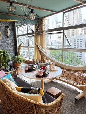 Interior - Java Themed Loft. With a spectacular view. (São Paulo)