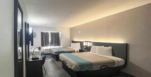 Room, 2 Queen Beds, Non Smoking, Kitchen | Free WiFi, bed sheets