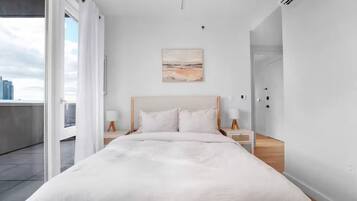Superior Suite, 3 Bedrooms, Balcony | Blackout drapes, iron/ironing board, free WiFi, bed sheets