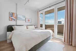 Superior Suite, 3 Bedrooms, Balcony | Blackout drapes, iron/ironing board, free WiFi, bed sheets