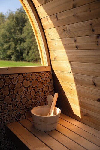 Private wellness apartment Bostalsee with sauna, whirlpool & terrace