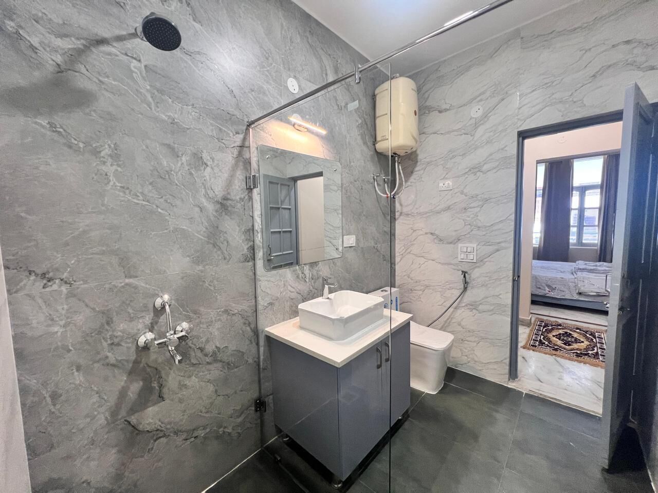 Towels, soap, toilet paper