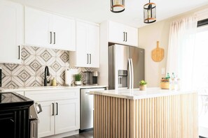 House, Multiple Beds, Hot Tub, Garden View (August Inn) | Private kitchen - August Inn Charming Stay for 8 (Lake Geneva)