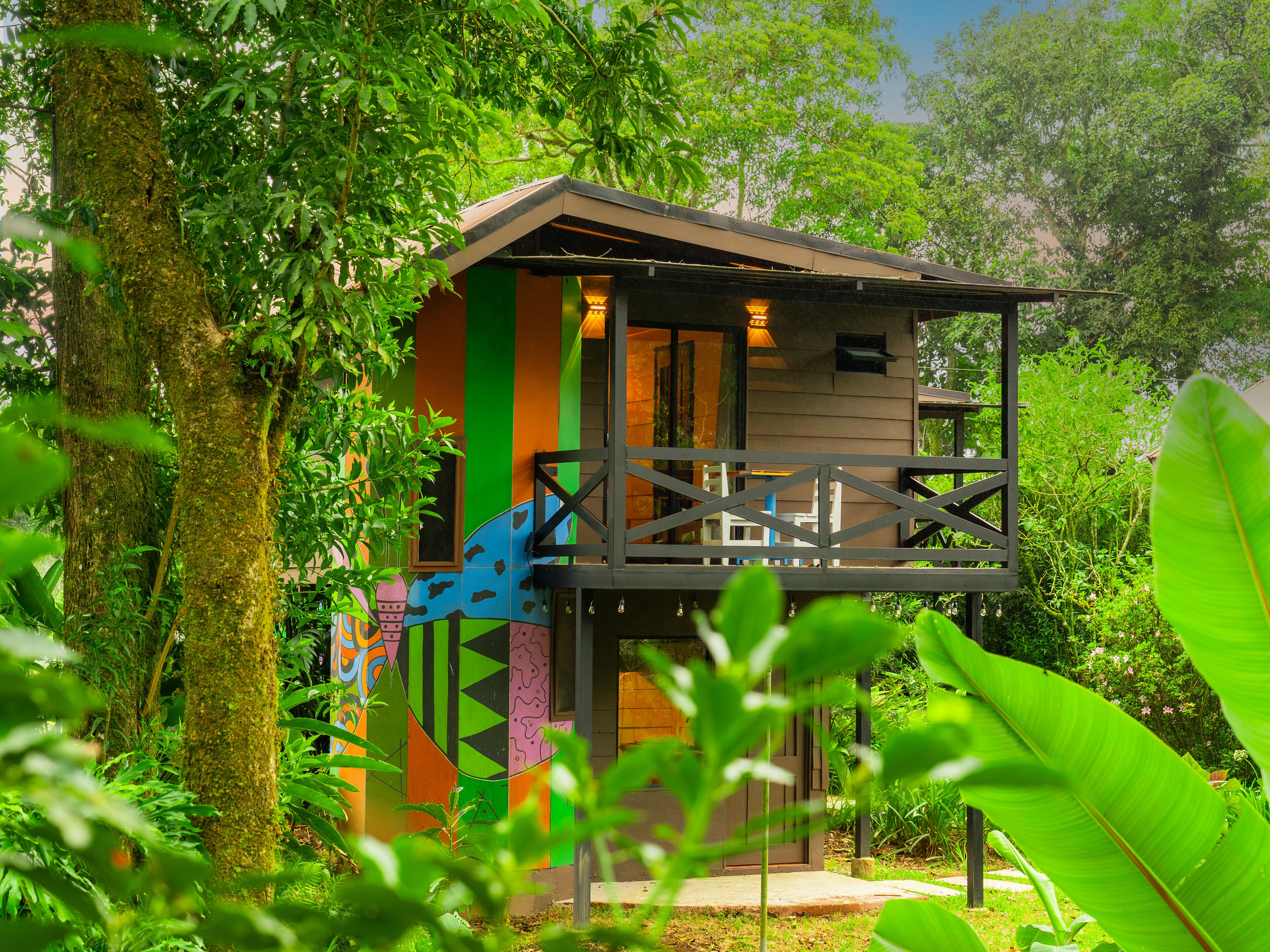 วิลล่า, ระเบียง, วิวสวน | บริเวณภายนอก