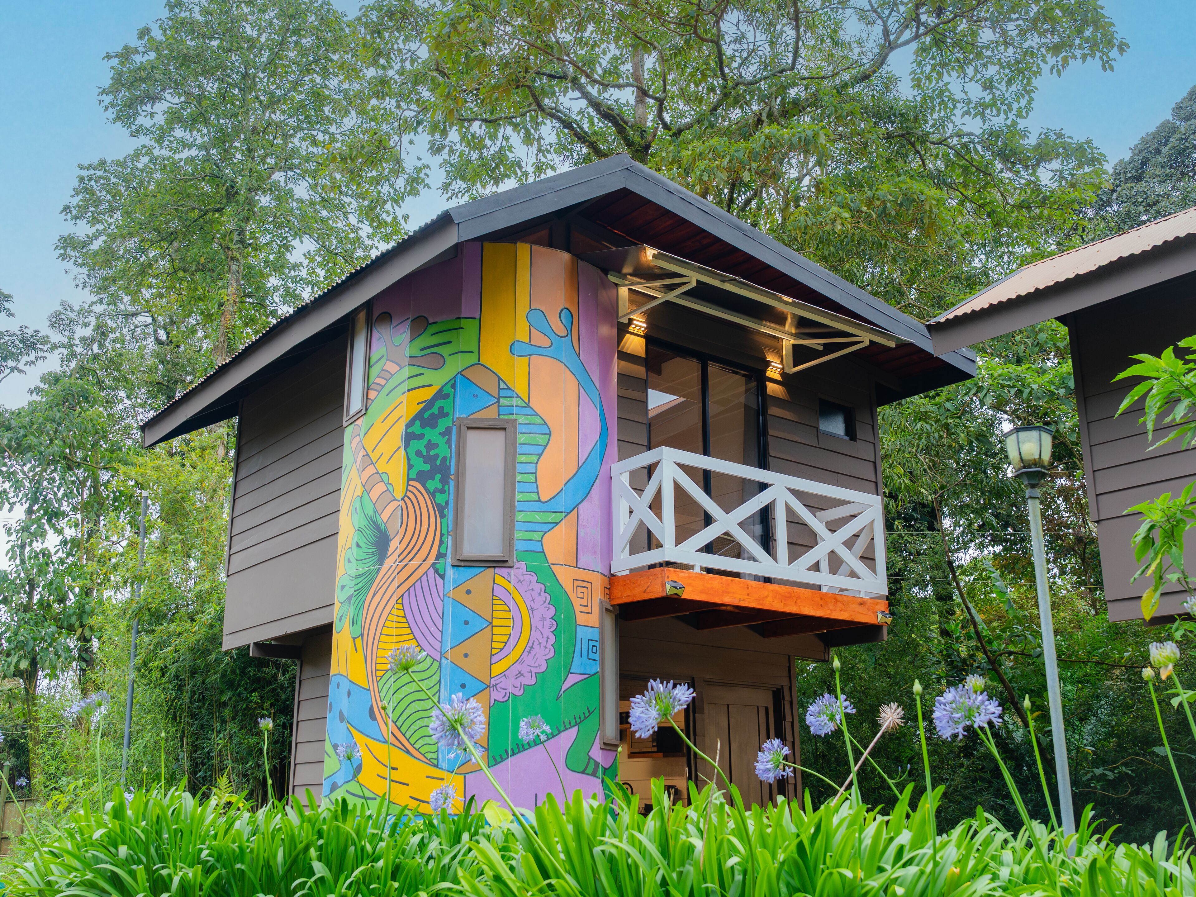 Villa, vue sur le jardin, côté montagne | Extérieur