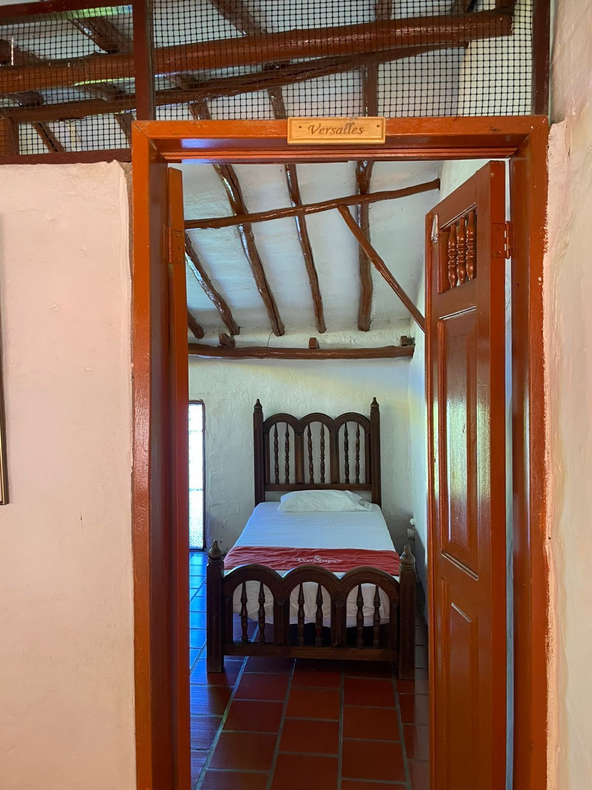 Classic-værelse med 2 enkeltsenge - udsigt til have | Gratis Wi-Fi