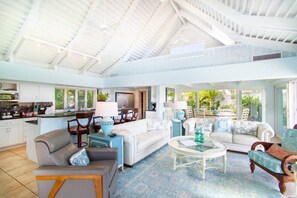 Smart TV, books - Yellowbird Villa, Pool, Ocean Views, 6 bed, Luxury (St. Thomas)