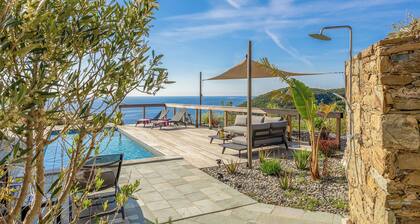 Villa A Roccia entre mer et montagne avec piscine privée