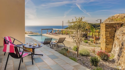 Villa A Roccia entre mer et montagne avec piscine privée