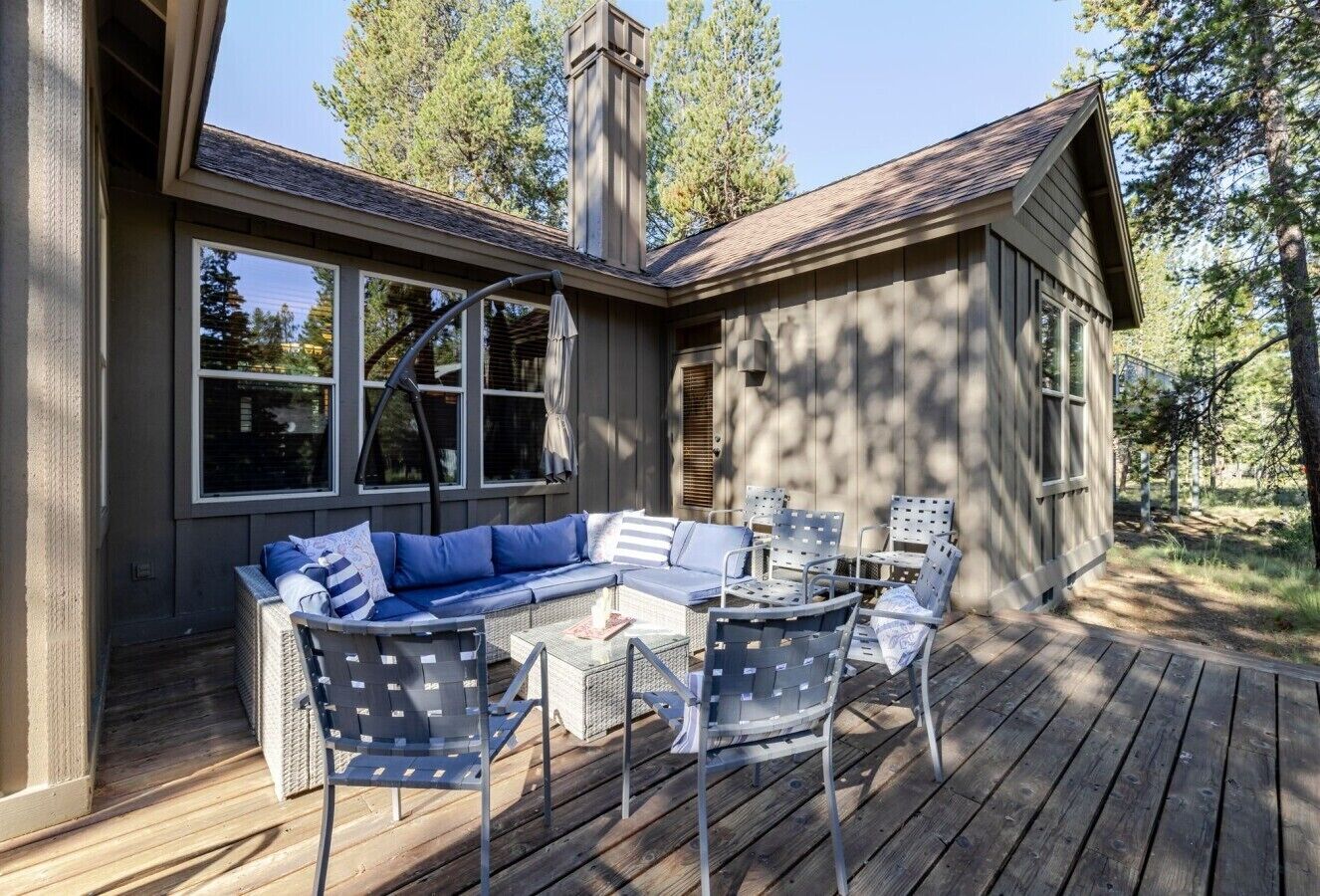 Deck | Outdoor Seating | Wooded Views