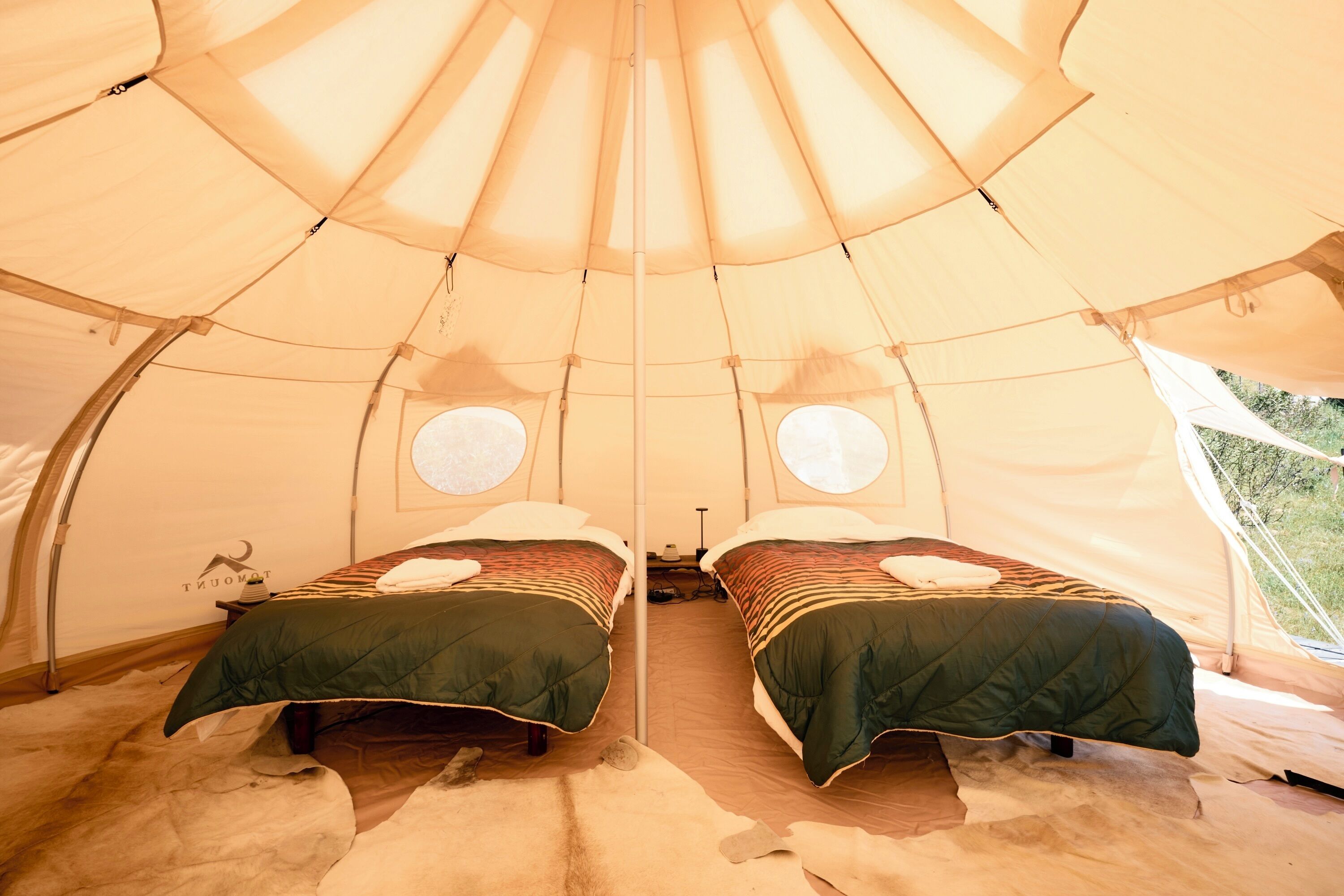 Lucky Tent - Luxury Tent Two Beds Near Sequoia National Park | Sauna and River View