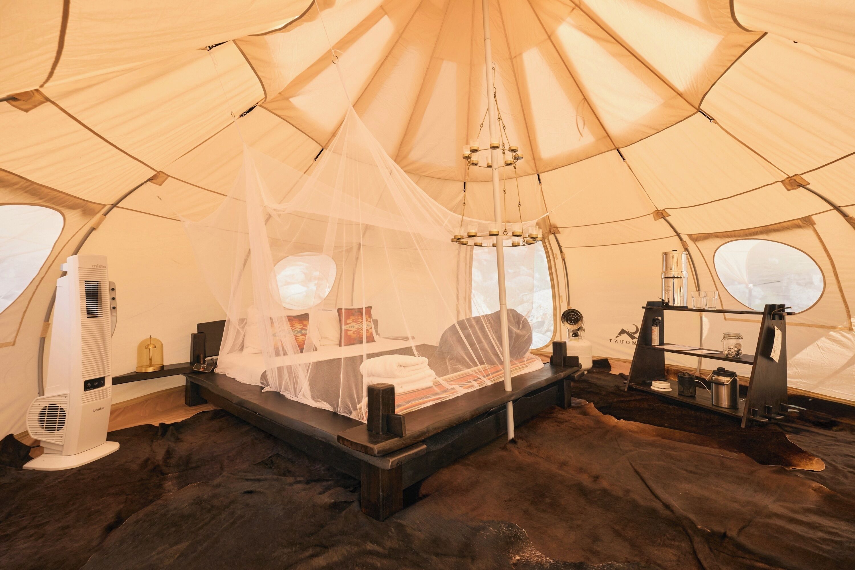 Liberated Tent - Luxury Tent Near Sequoia National Park | Sauna and River View