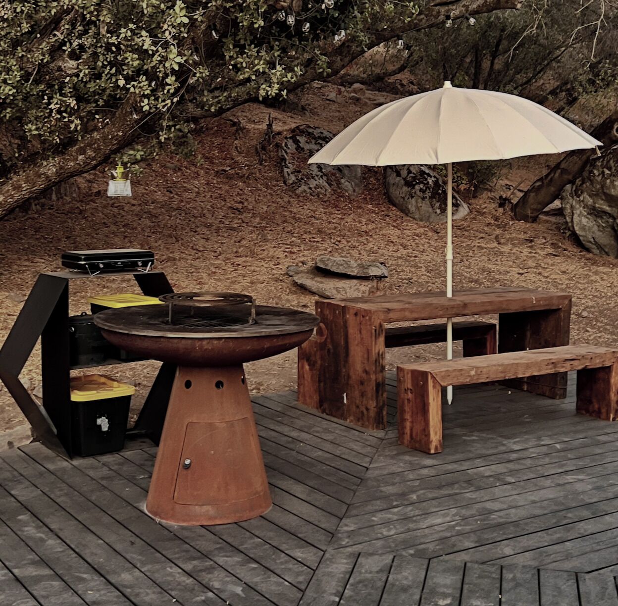 Área de parrillas y picnic