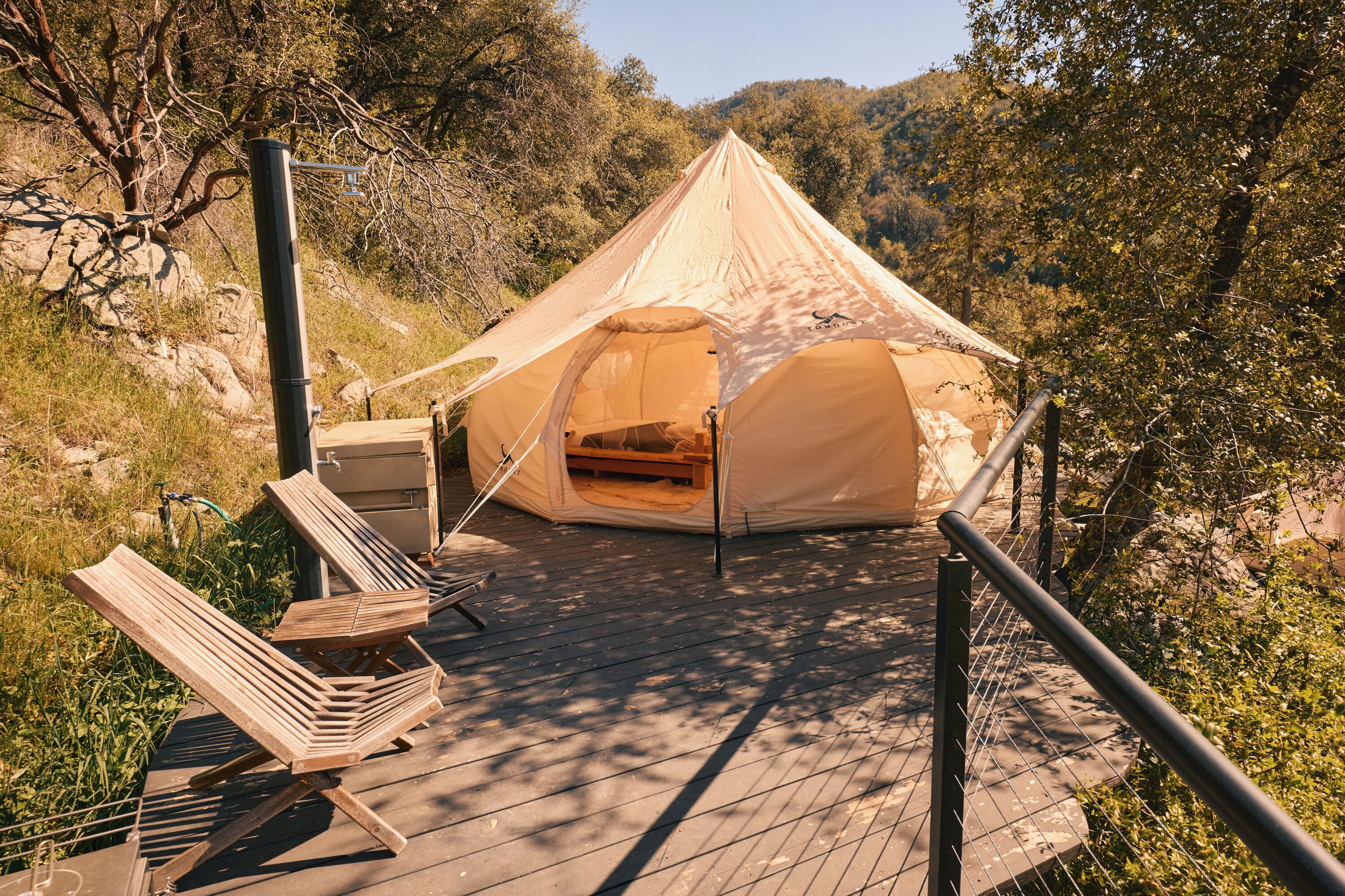 Mindful Tent - Luxury Tent Near Sequoia National Park | Sauna and Riverview