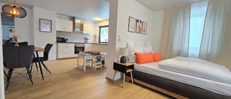 2 chambres, fer et planche Ă repasser, Wi-Fi, literie fournie