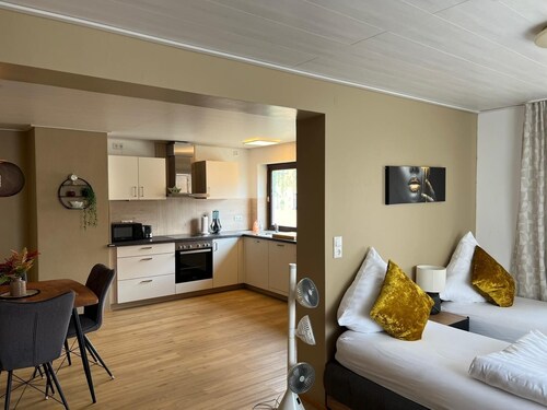 Modern apartment near Rothenburg - ideal for fitters & vacationers